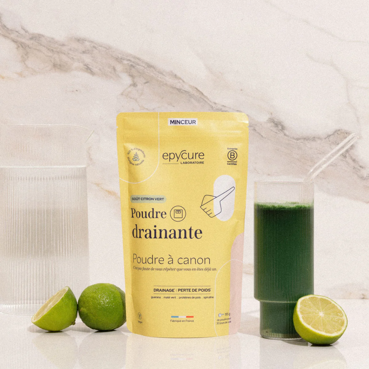 Le meilleur guarana poudre drainante : Epycure